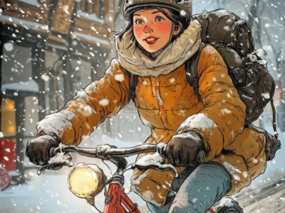 Comment faire du vélo sous (ou sur) la neige ?