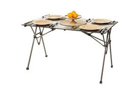 Table de camping pliable